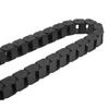 High Temperature Black Nylon Cable Chain 10mm x 15mm(Inner H x Inner W) End Connectors Wire Carrier Cable Carrier Machine Tools