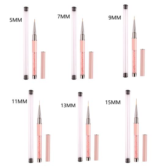 1Pc/1 Set Good Polymerization Nail Line Pen Comfortable Grip Practical Anti-break Stripe Dotting
