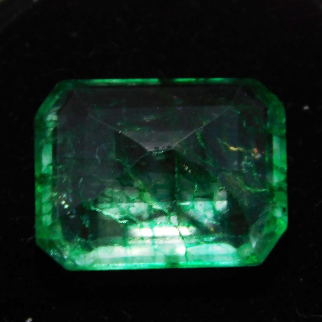 Natural Green Emerald Loose Gemstone 8 ct Emerald Shape Colombian for Jewelry Making and Crafts