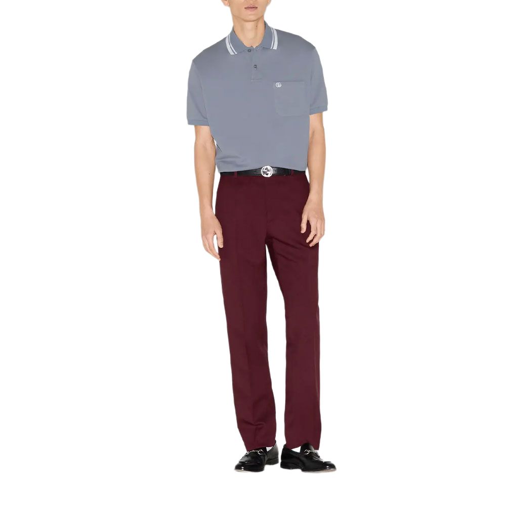 Gucci logo-embroidered polo shirt 795174-XJG16-4923