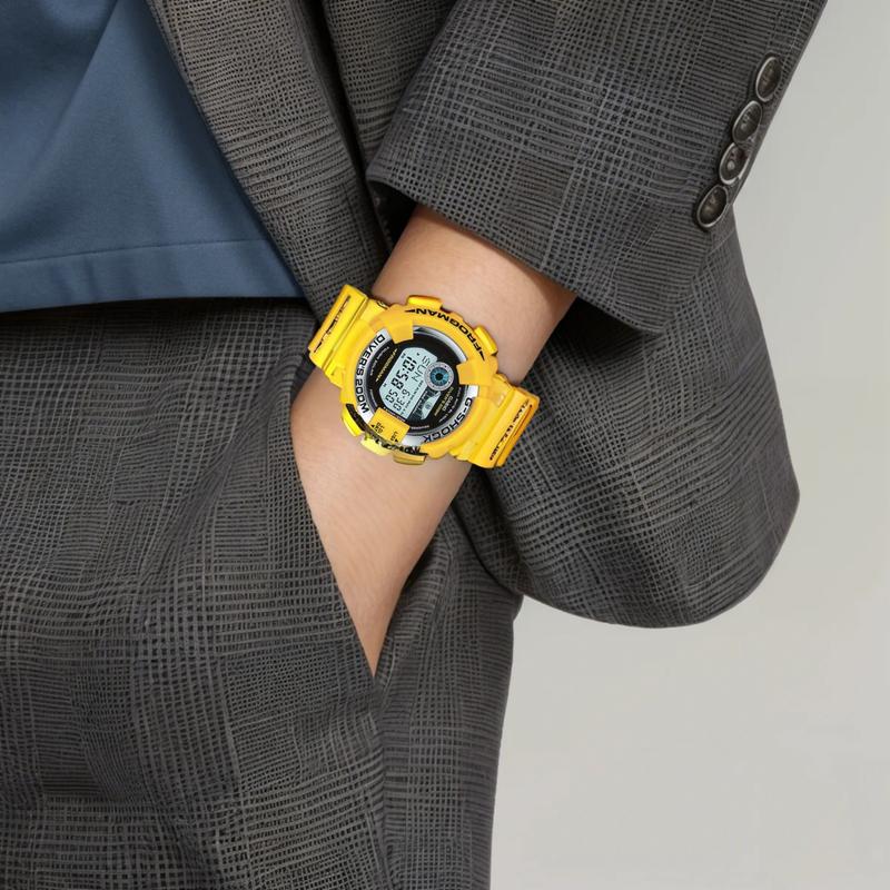 Casio G-SHOCK G-SHOCK FROGMAN Serie, 200 Meter wasserdicht, Quarzwerk, Harzarmband, Japanische und Koreanische Uhr, gleicher Stil für Herren GF-8250-9JF