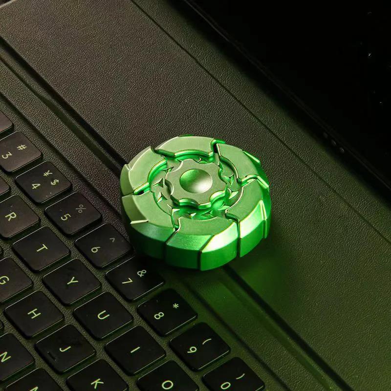 Silent Spinning Gyro Toy Magnetic 360° Rotating Gyroscope with Fluid Bearings Stress Relief Sensory Fidget Toy for Adults