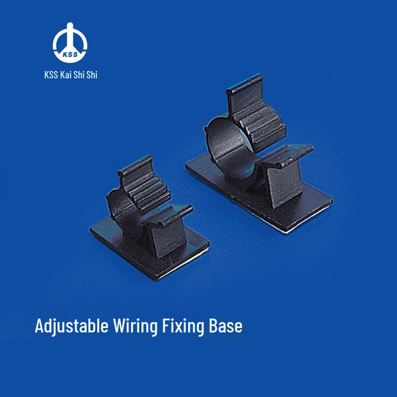 KSS AP Series Black Adjustable Cable Tie Mount, 100 pcs/bag AP-0810 100 pcs/bag