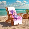 1pc Anime A-AphmauS (3) Beach Towel, Comfortable and Thick, and Swimming/Bath/Picnic/Camping Towel, Suitable for Seaside Beaches