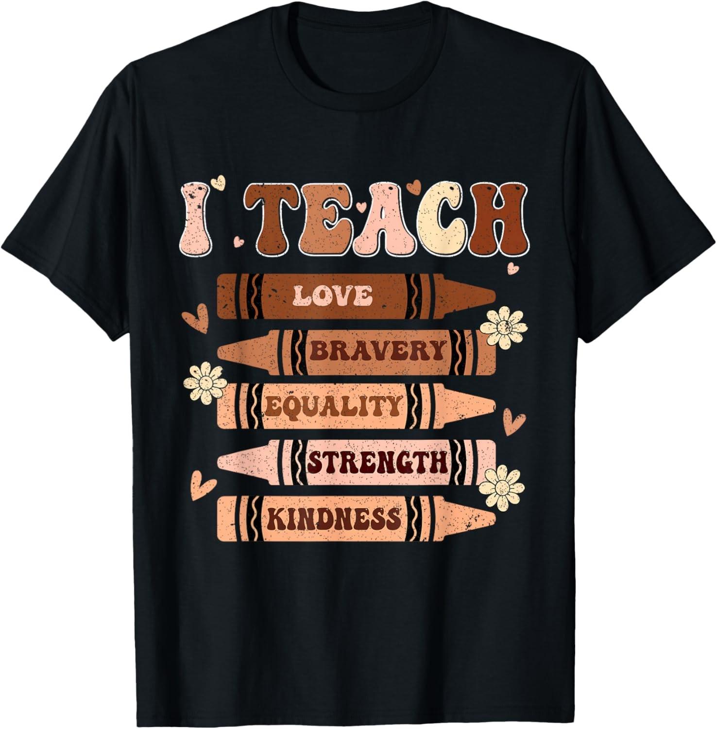 Celebrate Black History Month I Teach Black History Teacher Unisex T-Shirt S