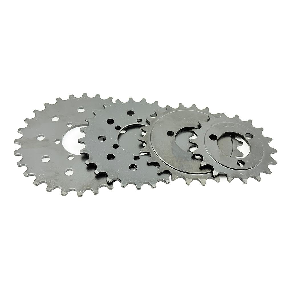 Bicycle #410 Chain 16T 18T 22T 25T 28T Fixed Sprocket Gear Fit For Electric Scooter Bike Brake Disc Mount Big Chain Wheel