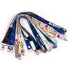 Custom Brand Logo Printed Polyester Lanyard Breakaway Buckle Neck Strap Promotional Custom Lanyards for Business Gift