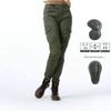 Army green casual motorcycle pants, biker jeans, women's racing pants