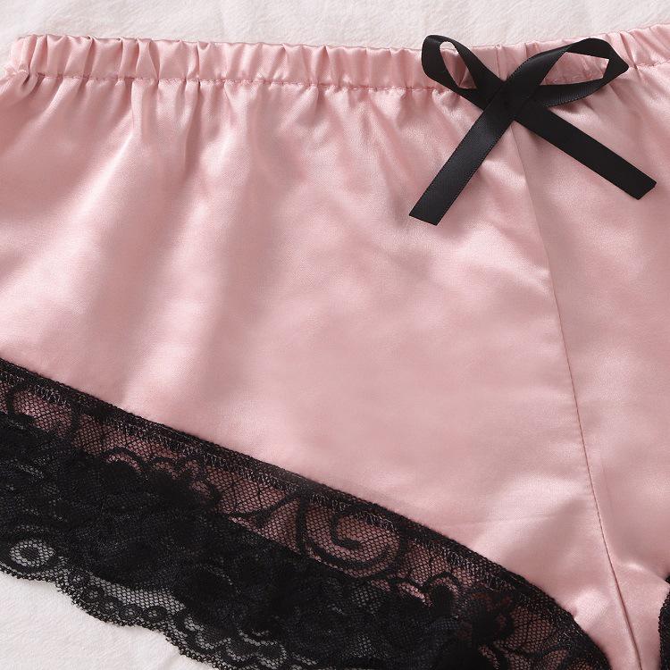 Sexy dreiteiliger Pyjama-Set aus Spitze - Europäischer & Amerikanischer Stil