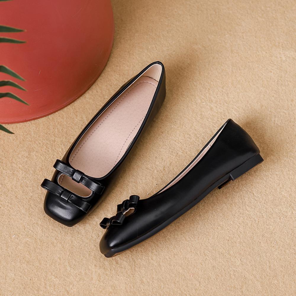 Zapatos Planos Mujer Lazo Mariposa Zapatos Suela Plana para Mujer Planos 2025 Nuevo Boca Baja Suela Blanda Zapatos Mujer Sapatos Femininos