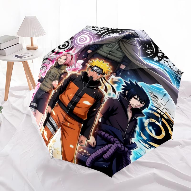 1pc Naruto2 Umbrella, Sun Protection, And UV Shielding. It Has Eight Sturdy Ribs for Outdoor Use And Perfect As a Holiday Gift
