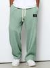 European and American men's spring and autumn tide brand drape straight sweatpants wide-leg sports casual trousers
