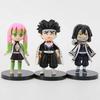 Q Posket Figure  Demon Slayer Mini Figurine 4-15pcs/Sets Kimetsu No Yaiba Small PVC Dolls Desktop Decoration
