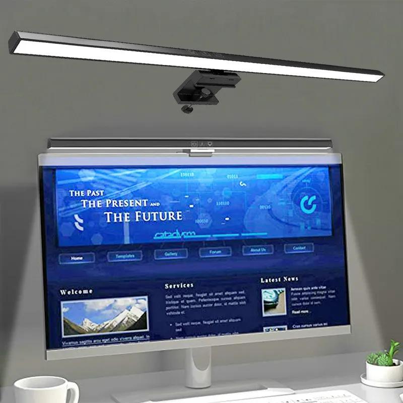 USB-C LED Laptop Light Bar - Touch Control with 3 Color Temperatures, Anti-Glare Screen Lamp for Desktop Monitor
