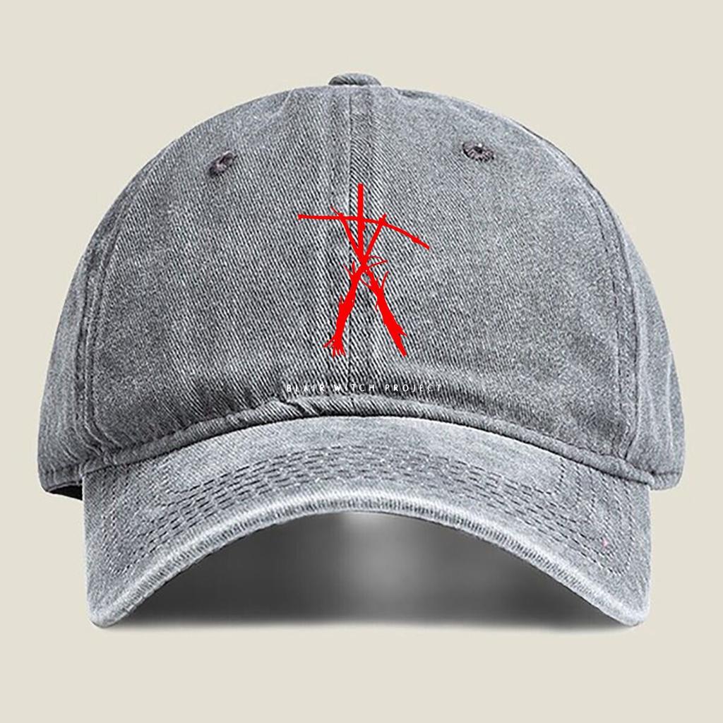 Blair Witch Project Symbol Fashion Washed Baseball Cap Hat Outdoor Activities
