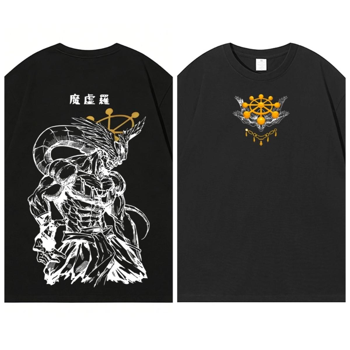 

New 2026 Makora Jujutsu Kaisen Back Art Cotton Tee Highquality Streetwear Tshirts Suitable for Both Unisex Women Summer T Shirts S