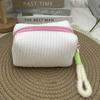 2026 New Ins Sweet Girl Candy Color Plush Large Capacity Makeup Bag Washbag Travel Portable Handheld Small Storage