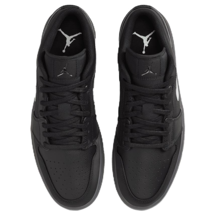 Air Jordan 1 Low Black White Dark Gum Unisex Sneakers Dark-Smoke-Grey HV5968-001