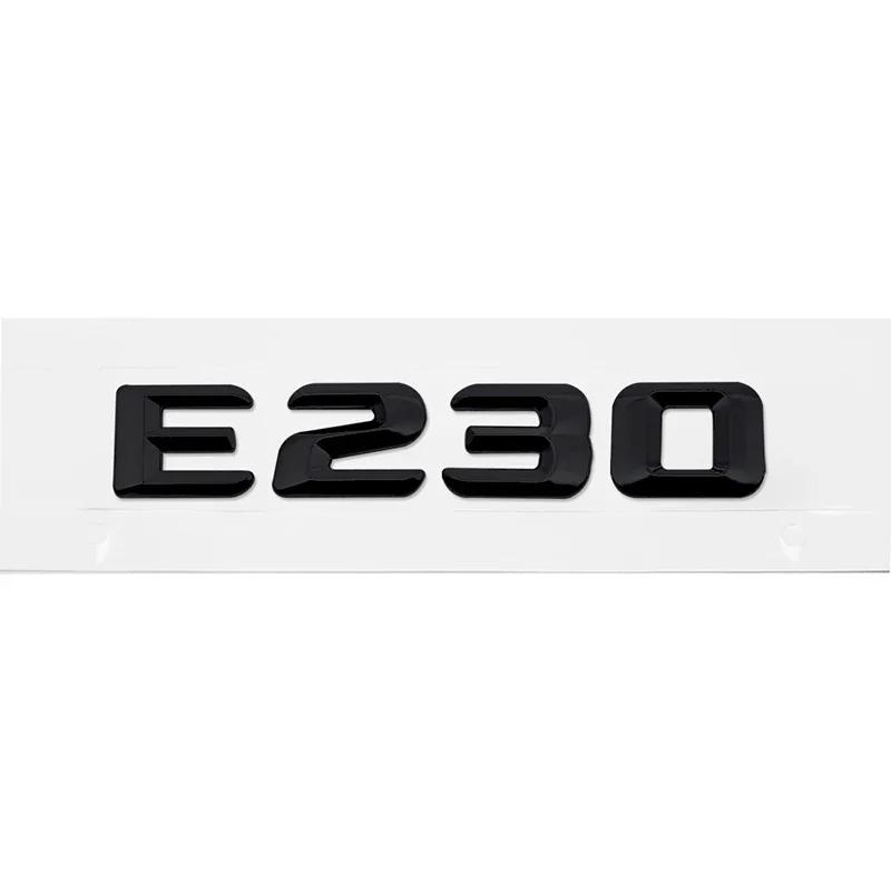 Car Tail Letter Number Emblem Sticker Rear Trunk Badge Decal for Mercedes Benz E Class E53 E55 E63 E200 E220 E230 E240 E250 E260