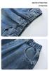 Trendy Summer Ripped Pants Set for Junior High Girls – Stylish Two-Piece Outfit