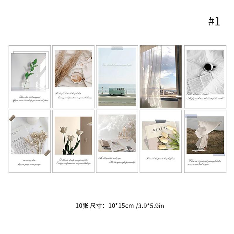 10KS Fototapeta na stenu Estetika Maľba Kreatívne fotografické rekvizity Severská umelecká atmosféra Pohľadnice Dekoratívna karta