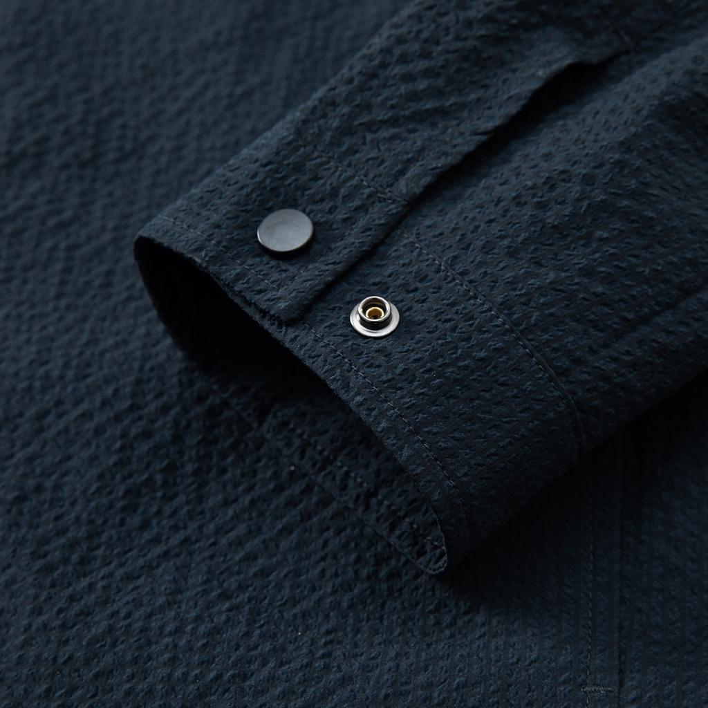 Men's Breathable Foam Yarn Loose Light Trendy Spring Relaxation Shirt Jacket