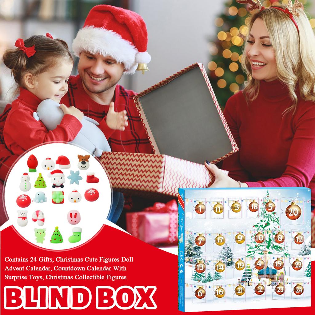 Advent Calendar, Christmas Countdown, 24 Days Of Surprise Blind Boxes