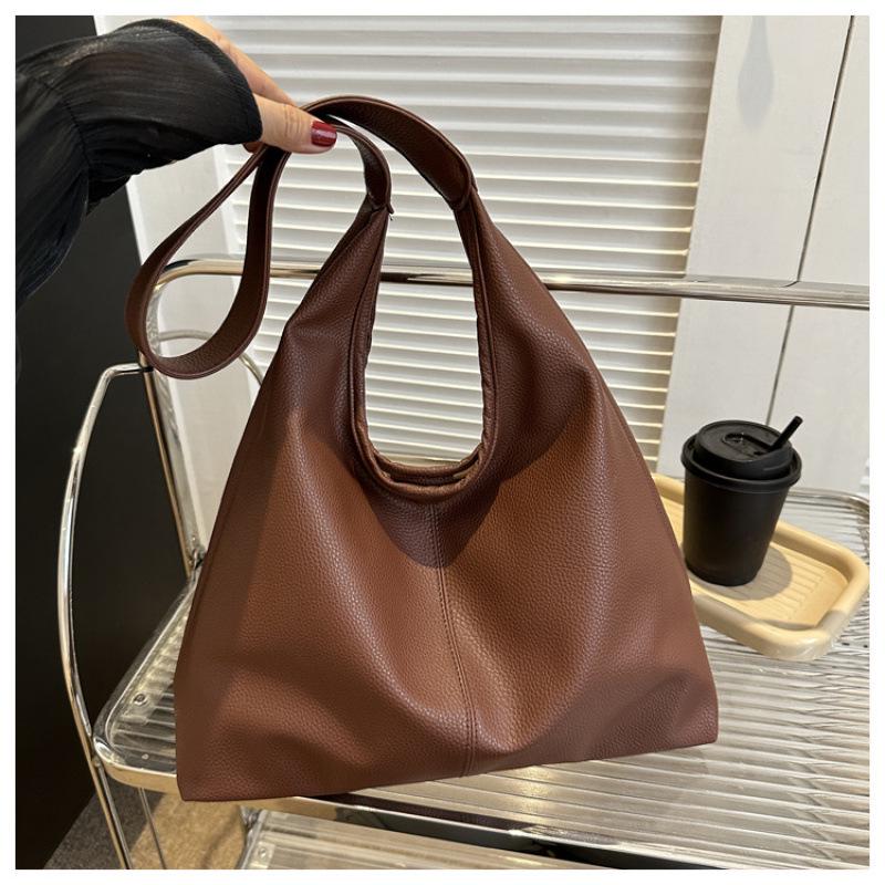 2023 Women's Large Capacity Soft Leather Tote Bag - High-End Shoulder & Underarm Style