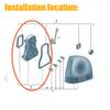 Pro Volkswagen Polo 2006 2007 2008 2009 2010 Deska plošných spojů zadního světla 6QD945257A 6QD945258A Sestava zadního světla Levá Pravá Šedá