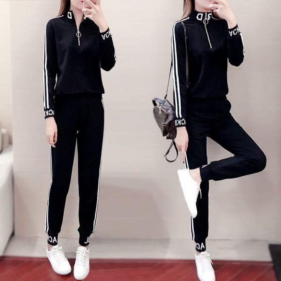 Women's Trendy Hoodie Running Set - Autumn/Winter 2025 Fashionable Two-Piece