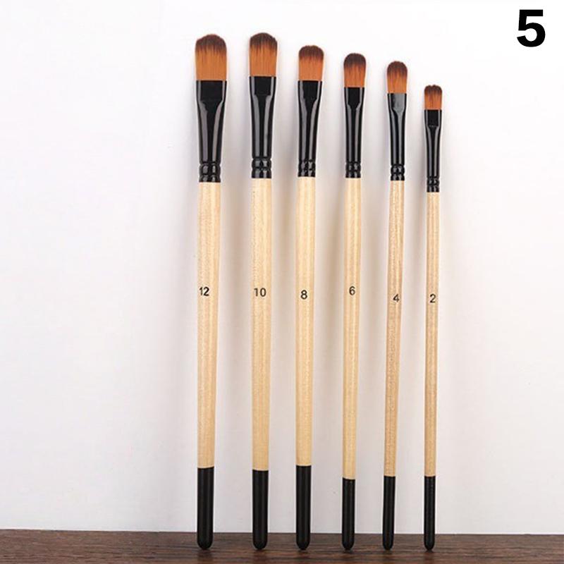 Professionelles Künstler-Pinselset Nylonborsten für Aquarell-, Acryl-, Ölmalerei, Basteln & Gesichts-Körper-Handwerk Hakenlinie