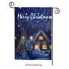 Christmas Garden Flag Banner: New Festive Hanging Design