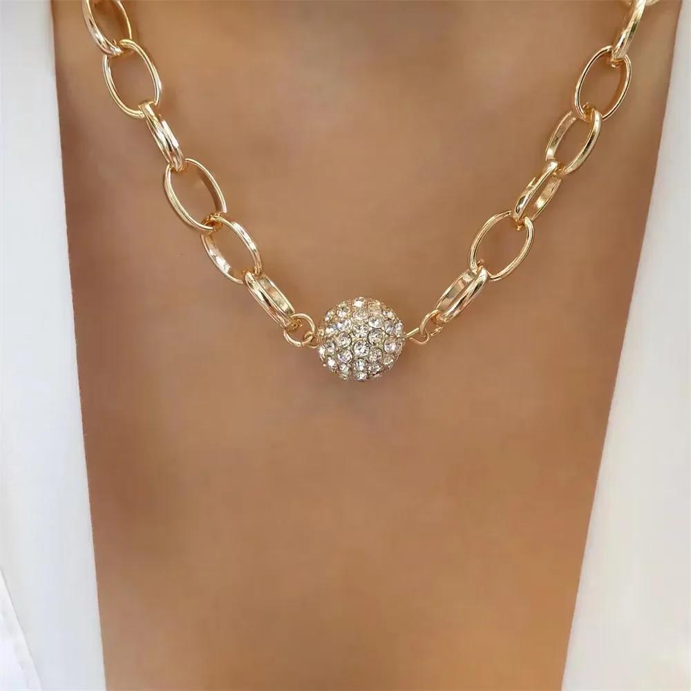 Vintage Mode Einfache Vergoldete Schlangenkette Imitation Perlen Anhänger Halskette Für Frauen Weiblich Boho Mehrstufiger Schmuck Geschenk