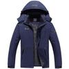Jachetă De Iarnă Bărbați Plus Catifea Warm Wind Parka 6XL Plus Size Neagră Cu Glugă De Iarnă Bărbați.