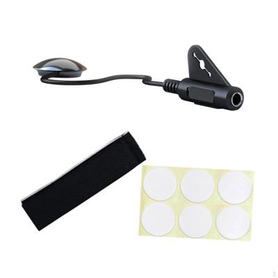 Microphone Piezo -pickup, -converter -Pickup with Cable Design for Harp Violin Bass