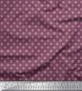 Soimoi Japan Crepe Satin Fabric Swimming Ring Small Printed Craft Fabric by the metre 42 Inch