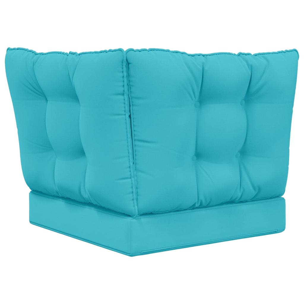 Outdoor Sofa Cushions 3 pcs Turquoise Polyester