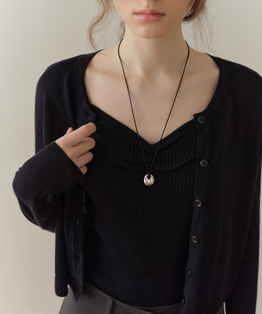 Poyueoaijeuonli Moire Knit Sleeveless (4 Colors)