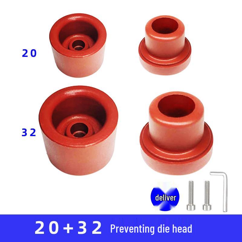 Anti-Clogging Nozzle Hot Melt Gun with 20PPR-25 Water Pipe Plastic Welder, 32 Thickened Non-Stick Welding Head and Heating/Grinding Head