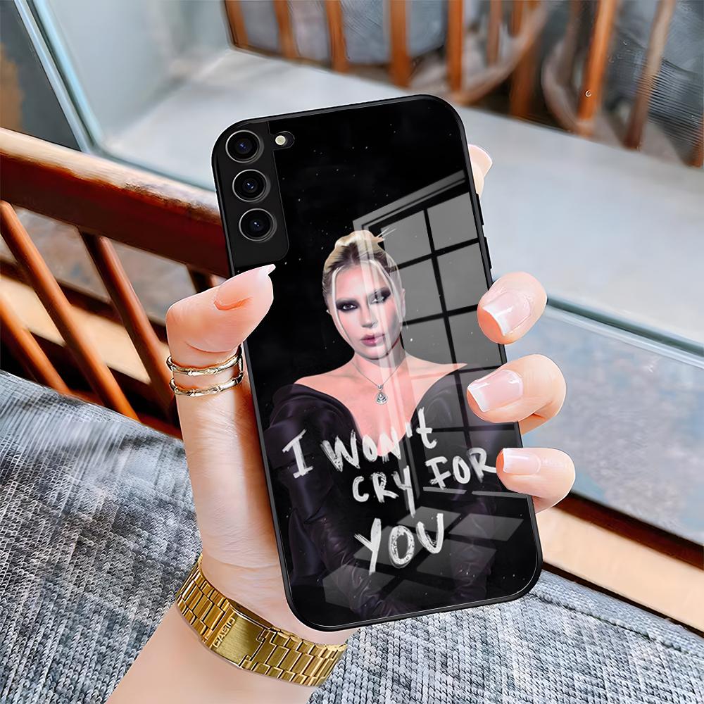 

Чехол для телефона L-Lady G-Gaga для Samsung S26 S25 Plus S20 S20 Plus S22 Ultra S23 FE S21 Plus S21 Ultra Стеклянная крышка Samsung S25 Ultra