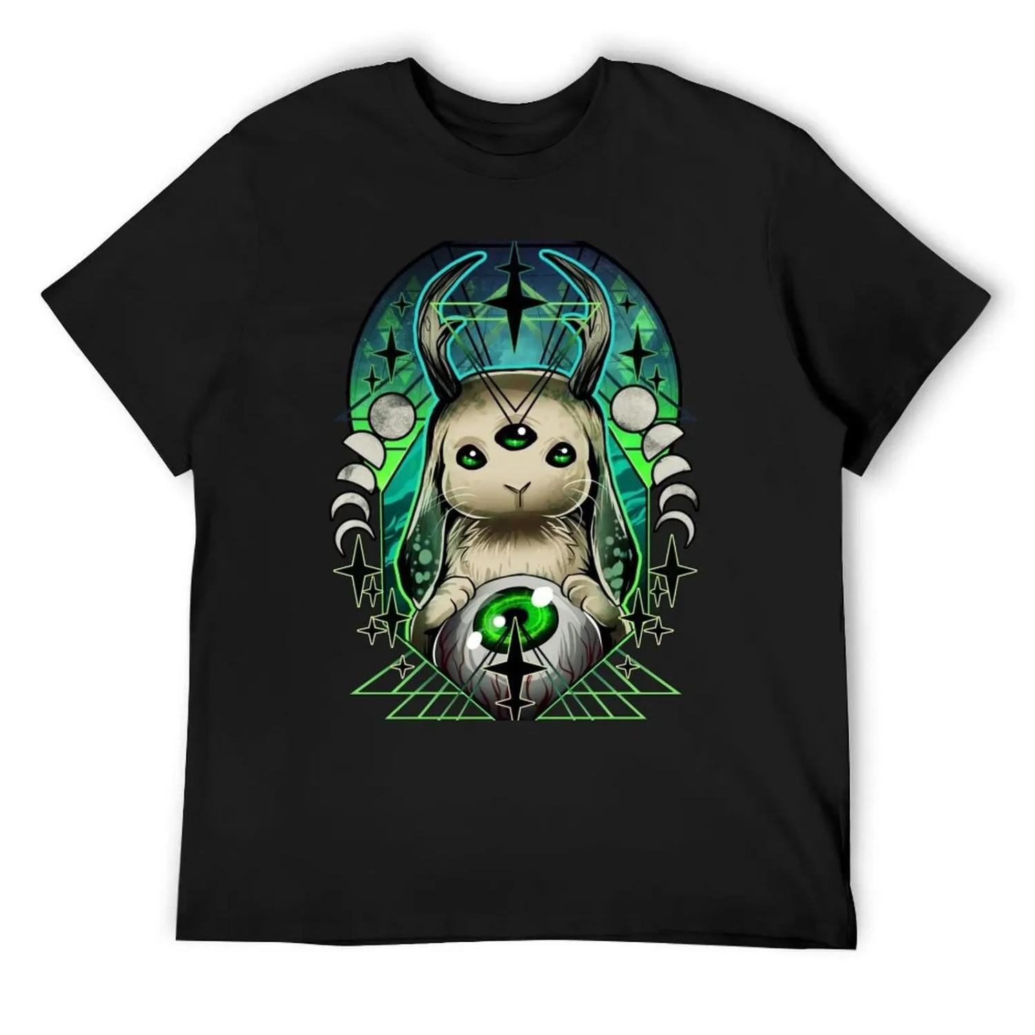 Space Bunny T-Shirt Clothing custom t-shirts plus size tops mens graphic t-shirts pack XXXXXL чёрный