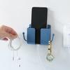 (Nikita) Wall Mount Phone Holder Mobile Phone Storage Box WallMounted Storage Box PunchFree Storage Rack