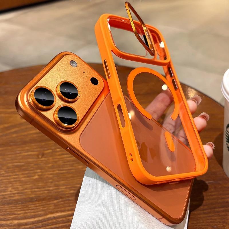 For iPhone Air 17 ProMax Wrist Strap Lanyard Camera Bracket Magsafe Case for iPhone 17 15 16 12 11 13 14 17Pro Max Plus Cover