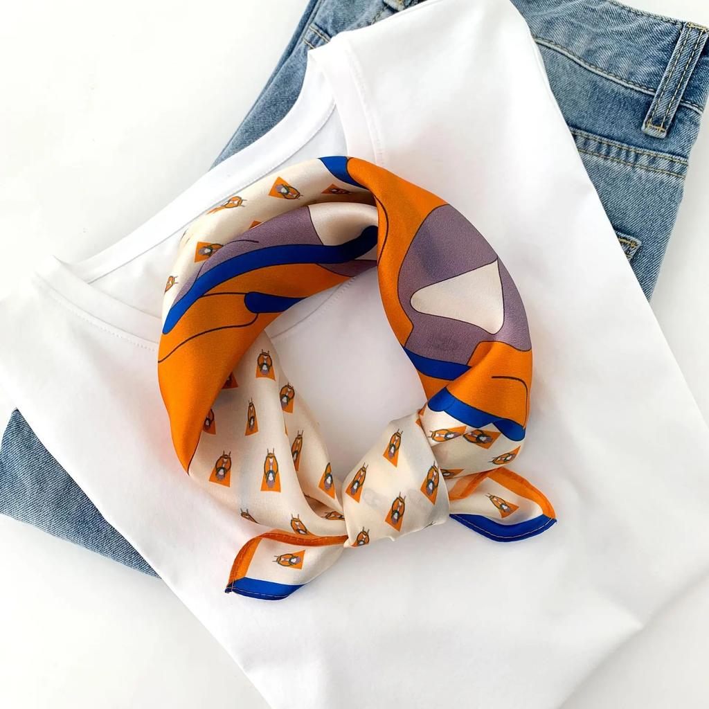Fashion 100% Real Silk Scarf Women Shawls Wraps for Ladies Foulard Scarves New Neck Hair Pashmina Female Shawl Hijab Bandana
