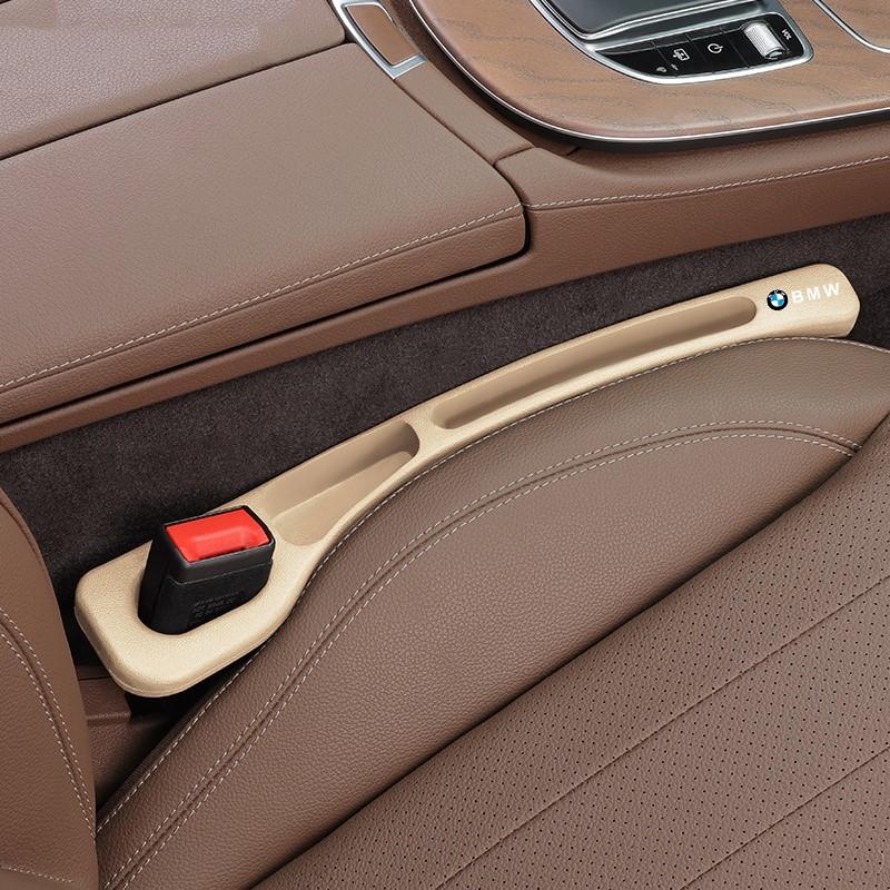 BBIX7 2PC Car Seat Gap Filler Organizer Waterproof  Anti-leak Stopper Strip For BMW 1 2 3 4 5 7 Series X1 X3 X4 X5 X6 X7 F10 F20 F30