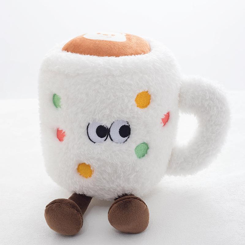 Cultural and Creative Doll Fragrance Breakfast Plush Toys Girls Children's Doll Coffee Cup Decorative Doll Birthday Gift