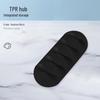 Multi-Hole Self-Adhesive Cable Organizer and Power Cord Holder