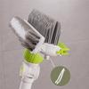 ABBP-Floor Scrub Brush With Long Handle, Stiff Bristle Scrubber For Cleaning Bathroom, Patio, Pool, Kitchen, Wall