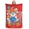 Balatro Playing Card Jocker Lusty Joker  Blanket Flannel Multi-Function Soft Throw Blankets For Home Bedroom Plush Thin Quilt