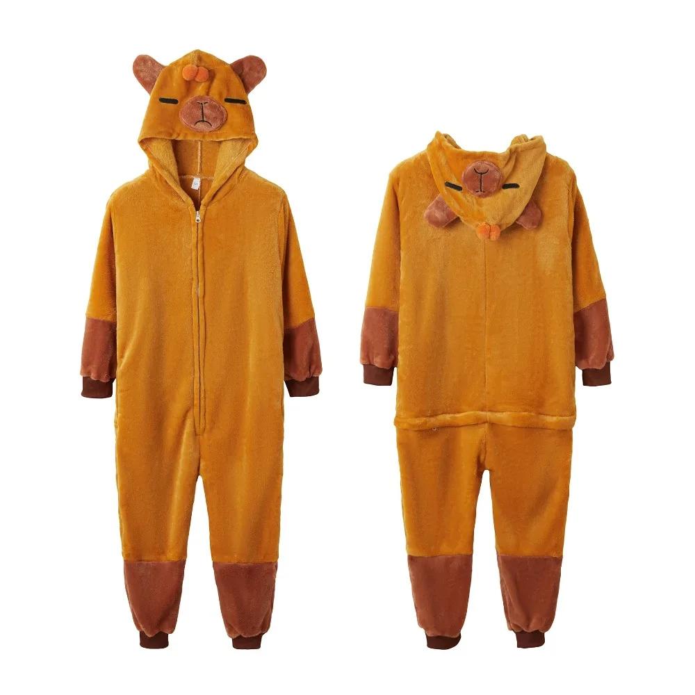 Kigurumi Bērniem Kaķis Dzīvnieks Karikatūra Pidžamas